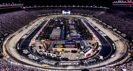 Bristol Motor Speedway for the Bass Pro Shops Night Race in the NASCAR Cup Series.