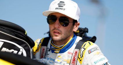 Chase Elliott, driver of the #9 NAPA Auto Parts Chevrolet, enters his car during practice for the NASCAR Cup Series Cook Out Southern 500 at Darlington Raceway on August 30, 2025 in Darlington, South Carolina.