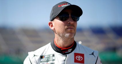 Denny Hamlin at Kansas.