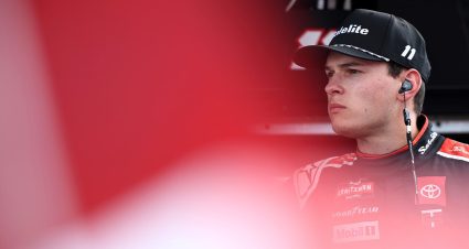 Corey Heim looks on during qualifying for the NASCAR Craftsman Truck Series.
