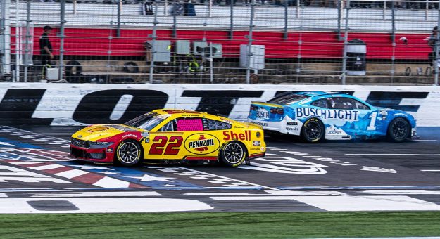 Visit Chastain falls short; Logano advances page