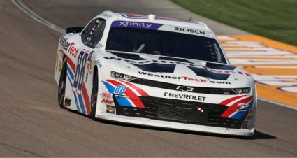 Connor Zilisch drives at Las Vegas.