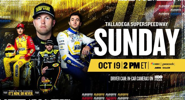 Visit What to Watch: Talladega playoff race page