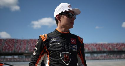 William Sawalich looks on at Talladega.