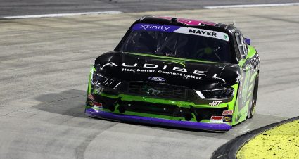 sam mayer drives at martinsville