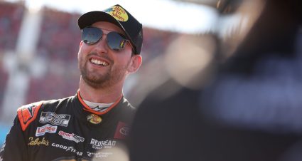 Chase Briscoe looks on ahead of a NASCAR Cup Series event.