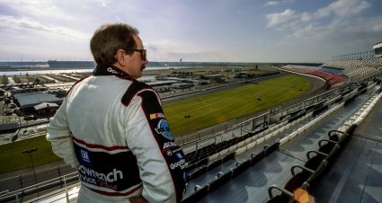 dale earnhardt looks on at Daytona