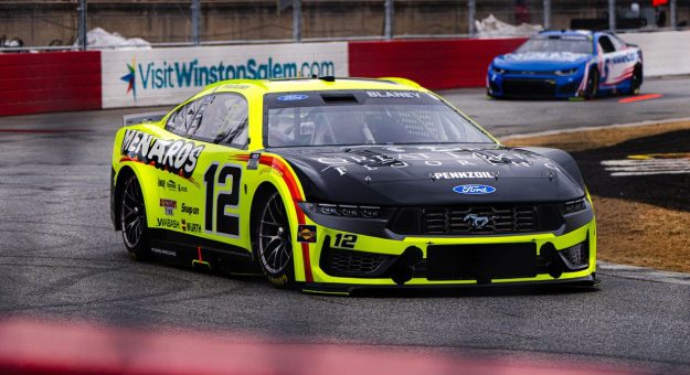 Visit Blaney overcomes elements for podium finish page