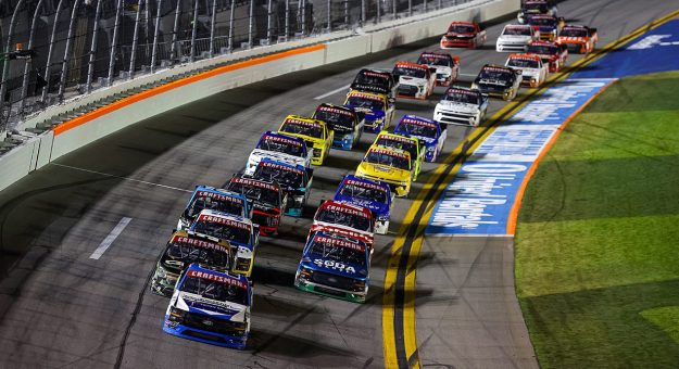 Visit Trucks feature stacked Daytona field page