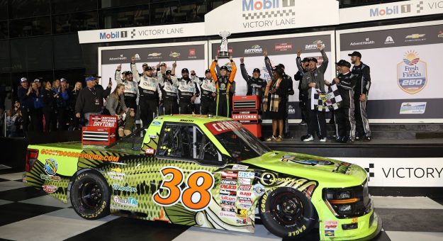 Visit Smith triumphs in Truck opener page