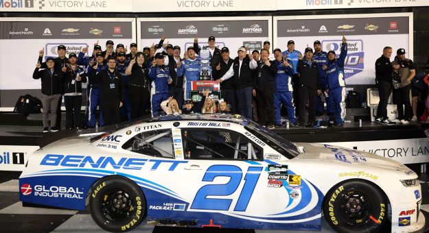 Visit Hill wins O’Reilly Auto Parts Series opener page