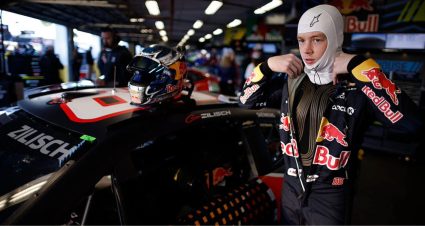 Connor Zilisch prepares to get into his car.