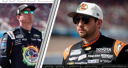 Kyle Busch-Chase Briscoe split graphic