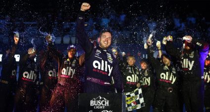 alex bowman wins chicago