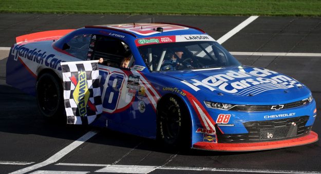 Visit Larson wins O’Reilly race at Las Vegas page