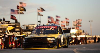 Ram and Kaulig Racing executives unveil the No. 10 entry in Daytona Beach, Florida