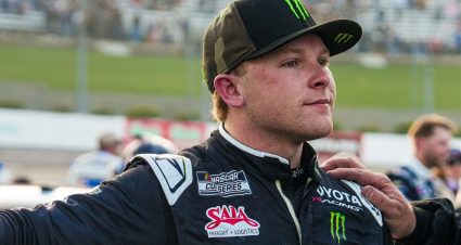 Ty Gibbs after a NASCAR Cup Series race at Martinsville.