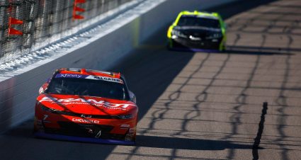 Justin Allgaier races.