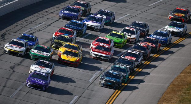 Visit Drivers in focus leaving Talladega page