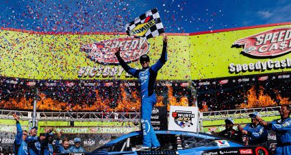 Chase Elliott competes in a NASCAR Cup Series race at Texas.