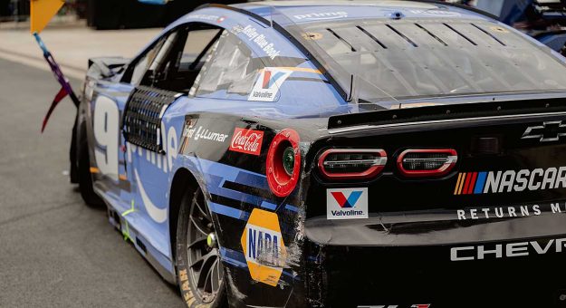 Visit First segment ends with nine-car melee page