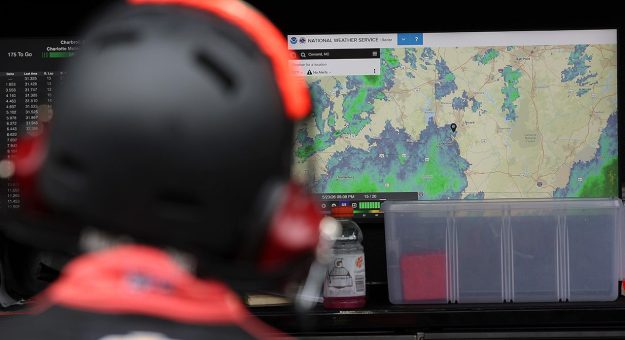 Visit NASCAR explains Charlotte weather calls page