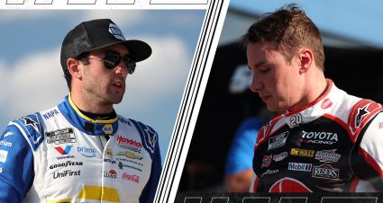 chase elliott crashes at Michigan