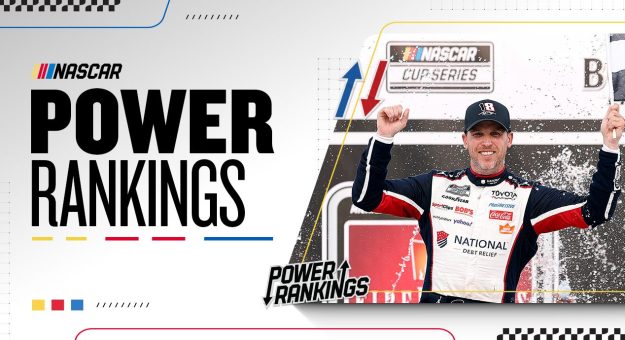 denny hamlin power rankings graphic