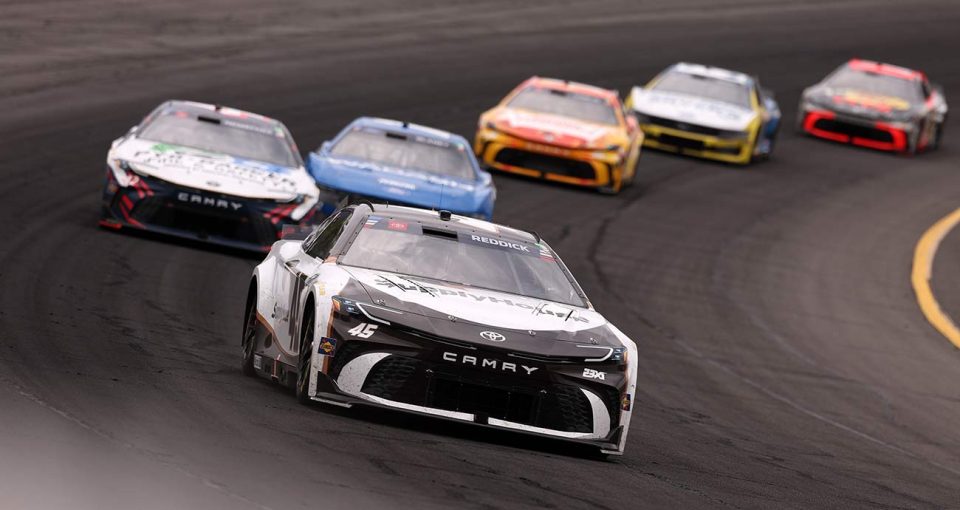 Drivers in focus leaving Pocono