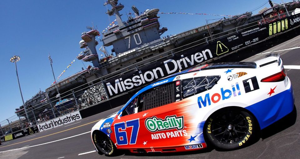 Heim wins first Cup race