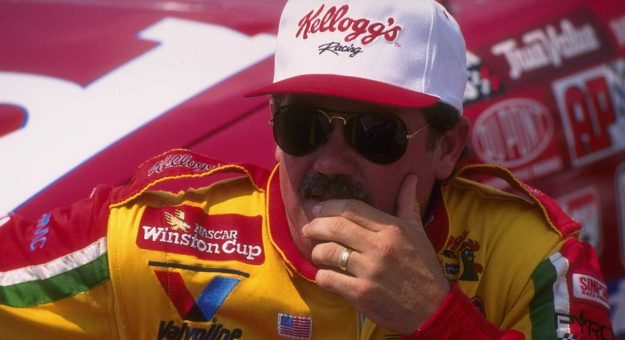 Terry Labonte posts beside the No. 92 Billy Hagan-owned entry from early in his Cup Series career