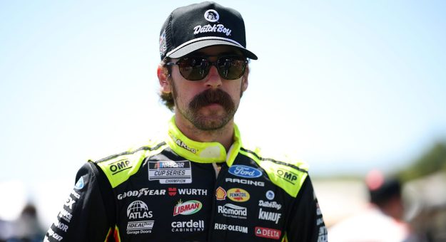 blaney looks on