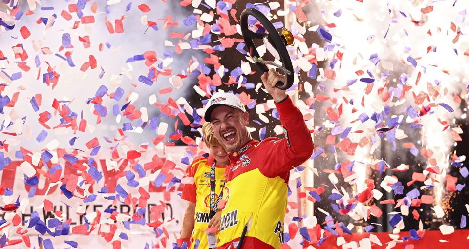 Logano dominates to win at North Wilkesboro