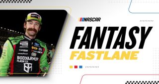 a fantasy fastlane graphic for ryan blaney at iowa.