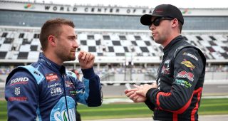 Ty Majeski and Ben Rhodes of ThorSport Racing.