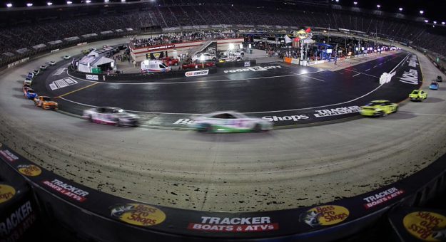 A general view of racing at Bristol.