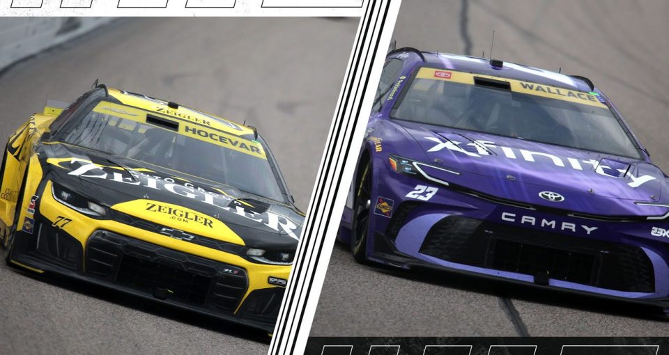 Hocevar, Wallace involved in crash
