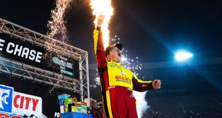 Sheldon Creed wins an O'Reilly Auto Parts Series Chase race at Bristol.