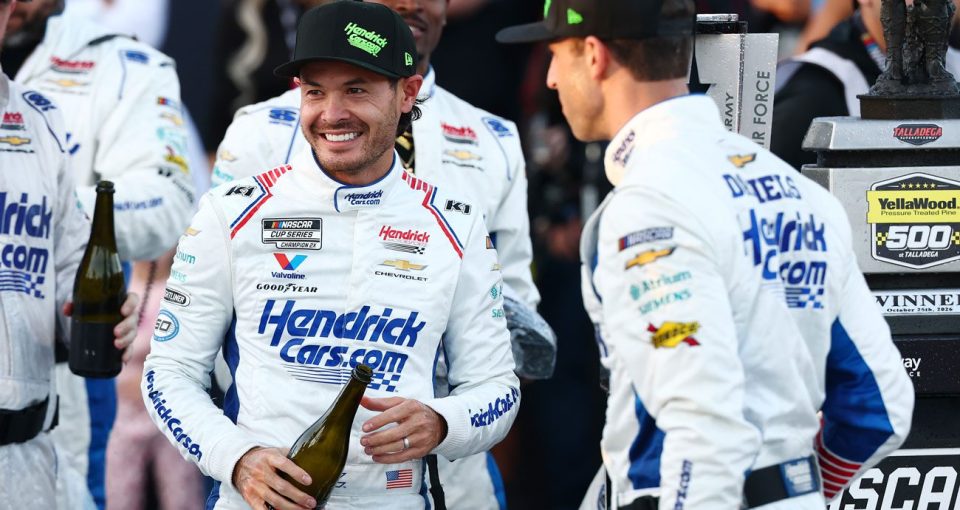 Talladega rally lifts Larson to brink of title clincher