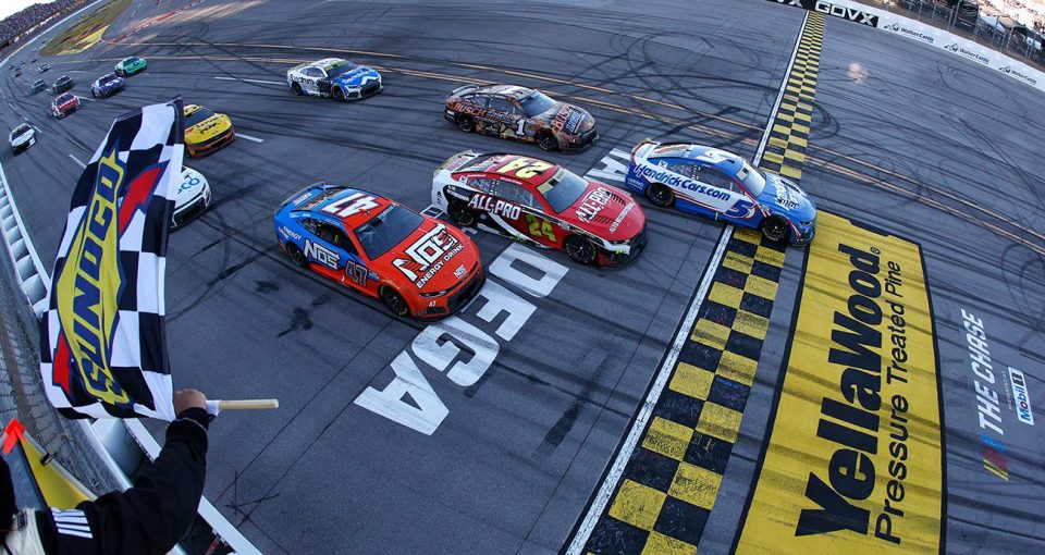 Larson scores first superspeedway win at Talladega